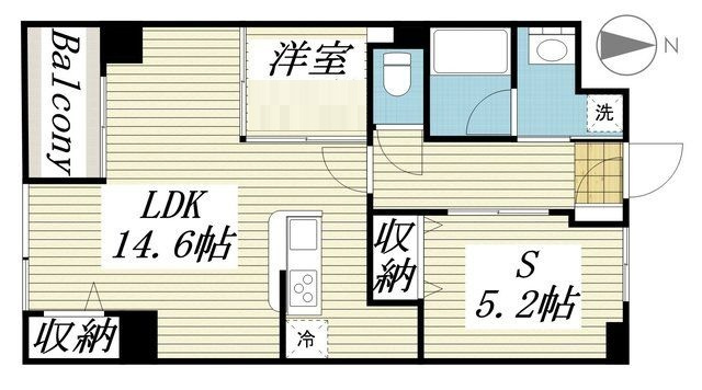 エルザ柏の間取り|間取りです。