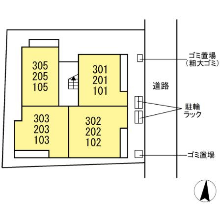 D Paina 宿河原7の区画図