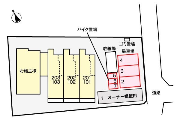 フォルトゥーナの区画図