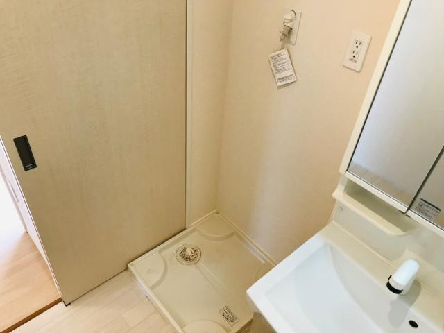 Ｒｉｋｇｒａｎｄｅの洗面所|室内の洗濯機置き場