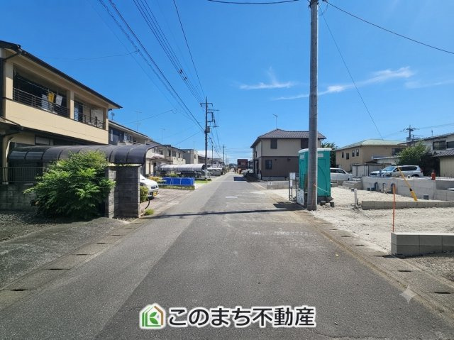 CRADLEGARDEN真岡市荒町第14の前面道路含む現地写真|前面道路含む現地写真