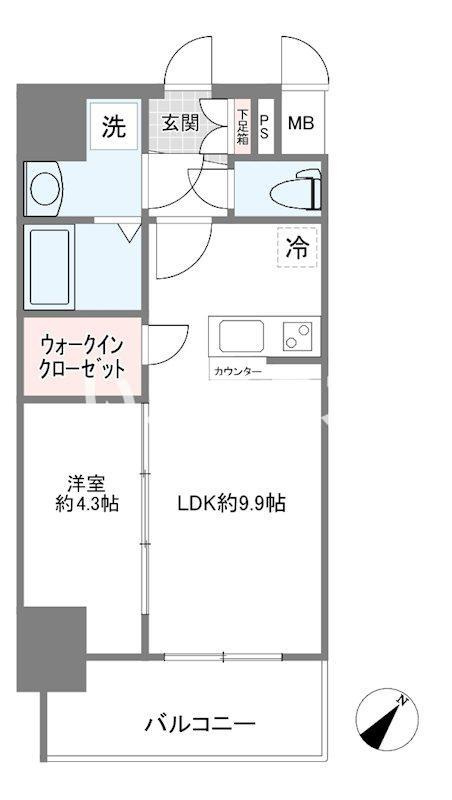 ソルテラスＫＯＢＥの間取り