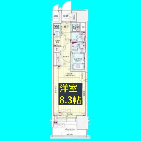 プレサンス錦ラウムの間取り