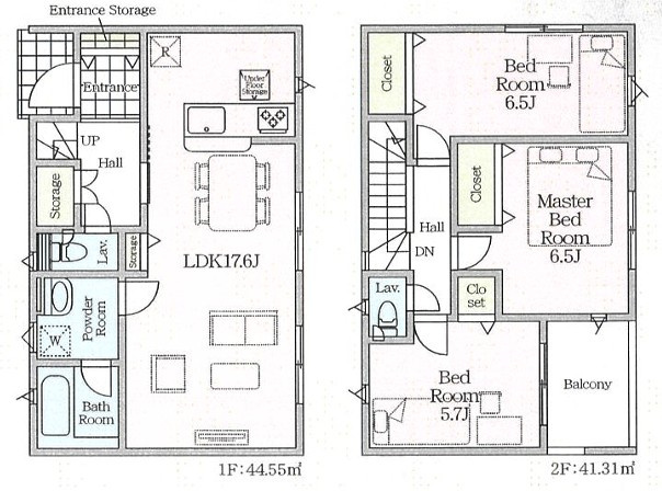 【間取り】 | CRADLE GARDEN加須市騎西 第1　新築住宅 | ≪2号棟≫