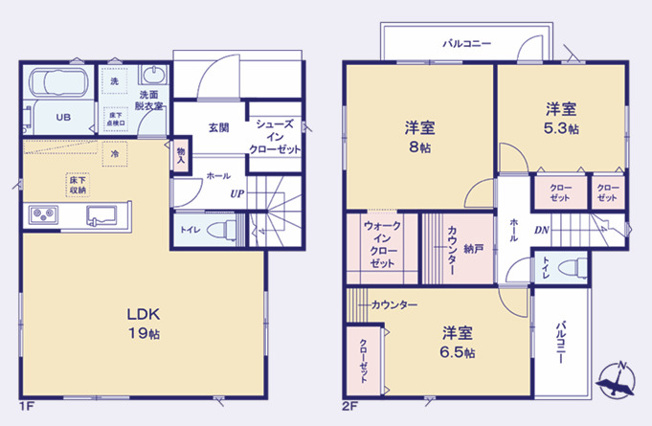 【間取り】 | 座間市座間1丁目　新築戸建て　全4棟　【仲介手数料無料】