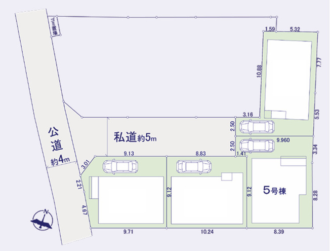 【区画図】 | 座間市座間1丁目　新築戸建て　全4棟　【仲介手数料無料】