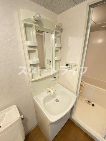大阪市東淀川区東中島１丁目の賃貸マンションの洗面所
