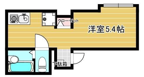ＡＶＥＮＩＲ町屋の間取り|間取りです。