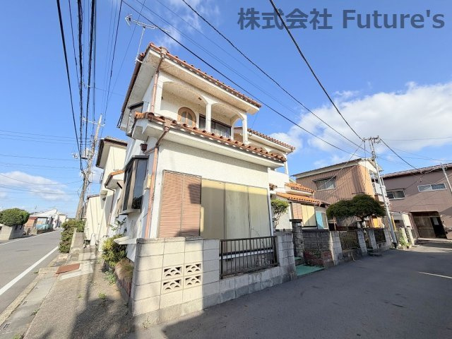 三郷市新和2丁目　建築条件無し売地の外観|2026年9月下旬上物解体予定