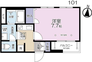 【間取り】 | シャーメゾンPino高松