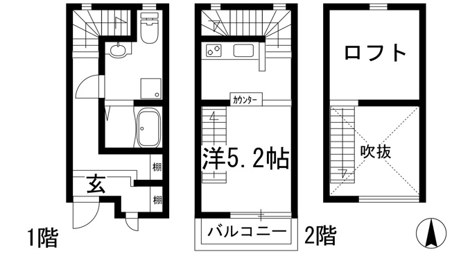 【間取り】 | クラブメゾン川西中央