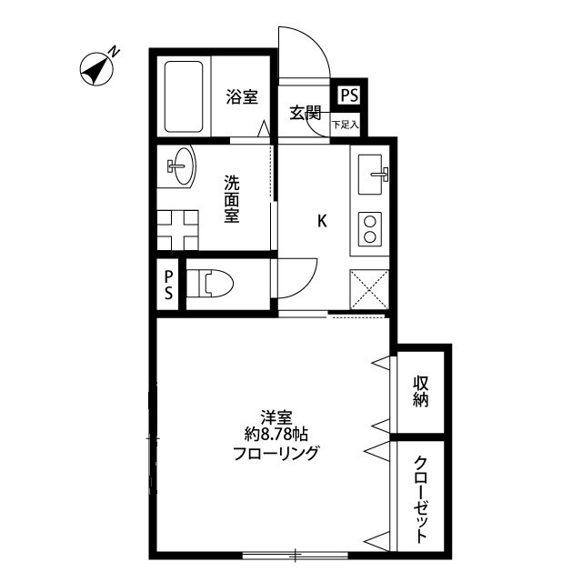 アムールMeguritaの間取り