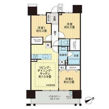 【間取り】 | ライオンズ四日市セントマークス