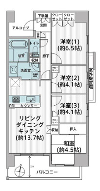 グランノエル湘南すみれ平プレミアムコーストの間取り