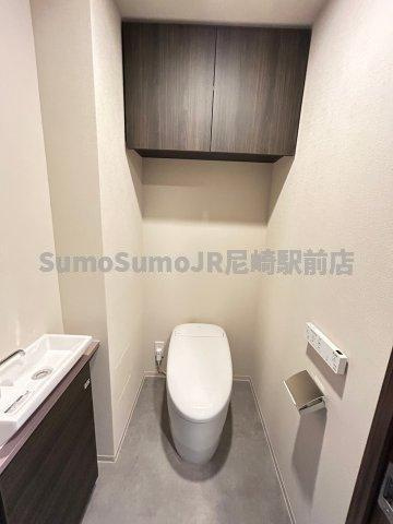 ザ・パークハビオ塚本のトイレ|落ち着いたトイレです