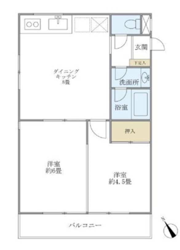 メゾン美羅樹Ⅰの間取り