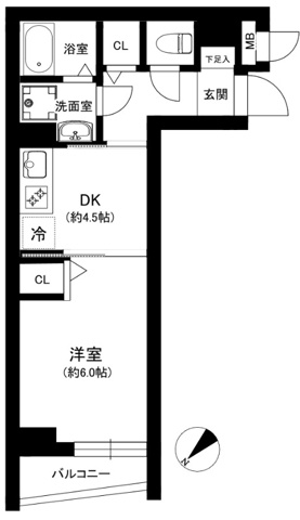 クリアル落合南長崎の間取り