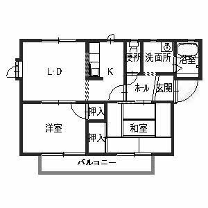 Ｆｒａｇｒａｎｃｅ　Ｃｏｍｐｌｅｔ　B棟の間取り