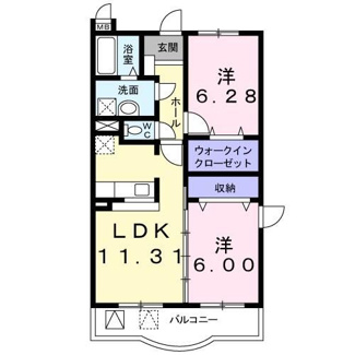 【間取り】 | フォレストコート・アゼリア | 間取りです。