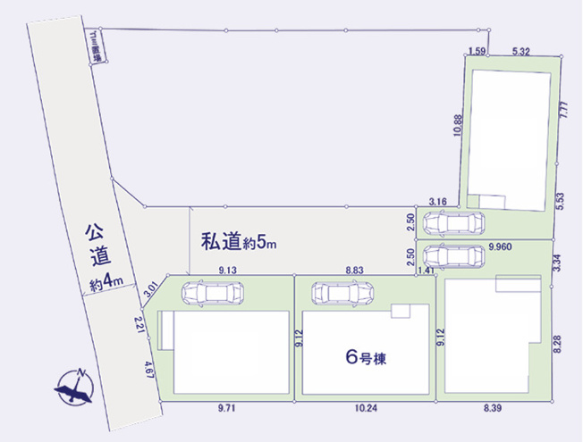 【区画図】 | 座間市座間1丁目　新築戸建て　全4棟　【仲介手数料無料】