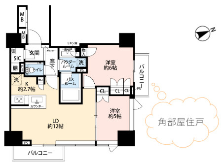 【間取り】 | 東京ベイシティタワー