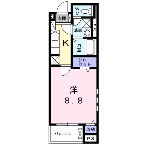 【間取り】 | サンドミール蒲田 | 間取図