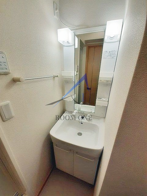 リバーパークＫの洗面所|洗面台です。