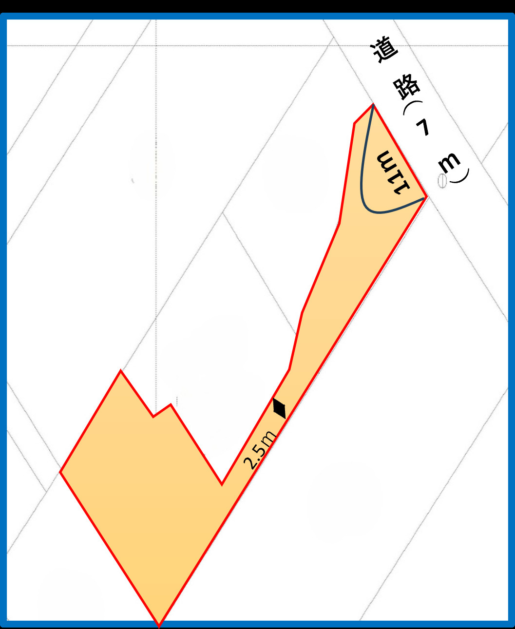 名護市呉我の区画図