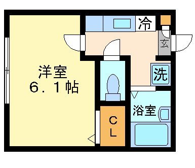 世田谷区梅丘２丁目のアパートの間取り