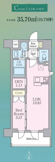 【間取り】 | ルフォンリヴェント板橋西台