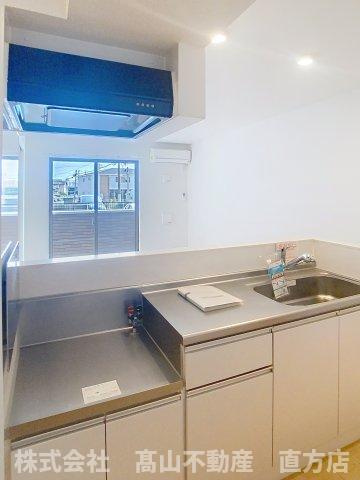 直方市大字知古のアパートのキッチン