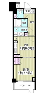 【間取り】 | ライオンズマンション乃木坂 | 間取りです。