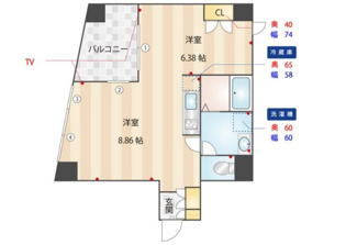 【間取り】 | コア大井町 | 間取りです。