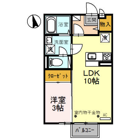 シェリールの間取り
