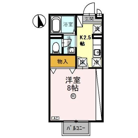 サニーコート聖Ⅳの間取り