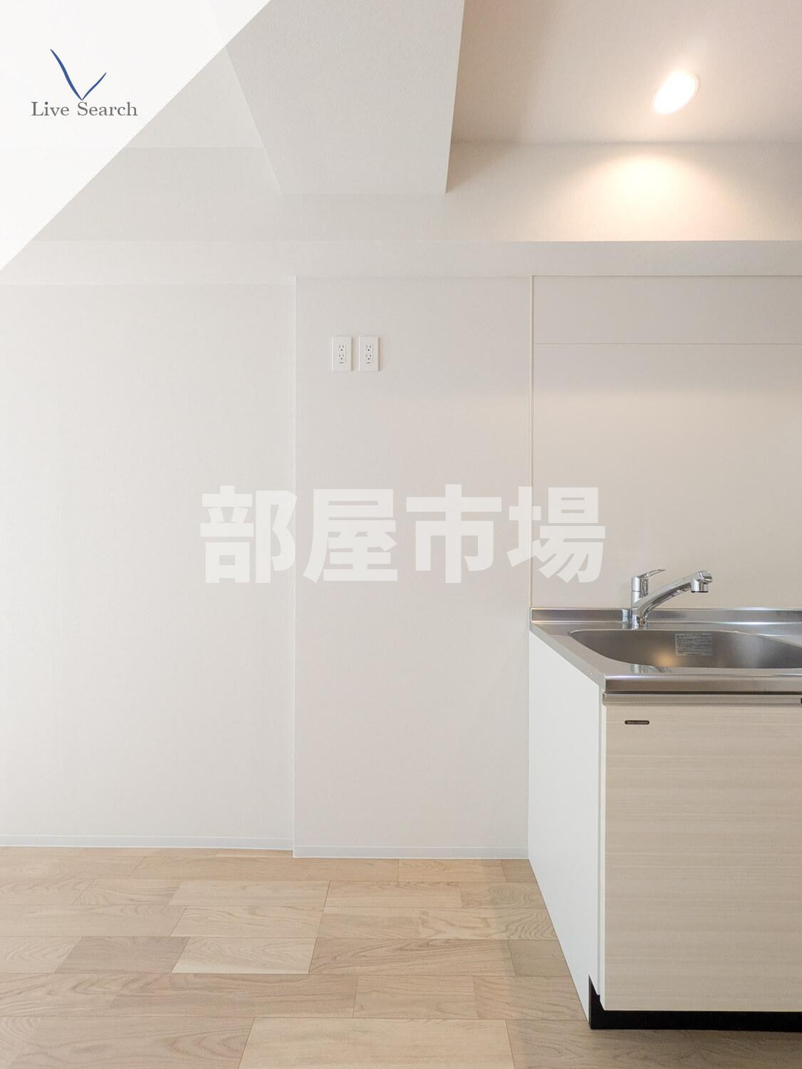 ISM西日暮里のキッチン|冷蔵庫置場