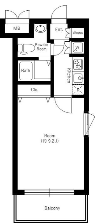 メイクスデザイン東陽町の間取り|間取りです。