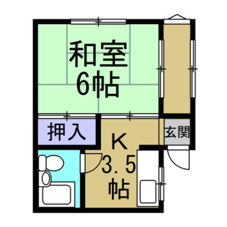 アネックス山方の間取り