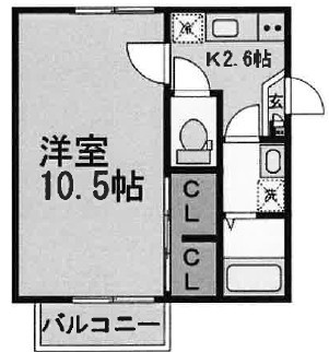 クラシックコート板橋の間取り|間取りです。