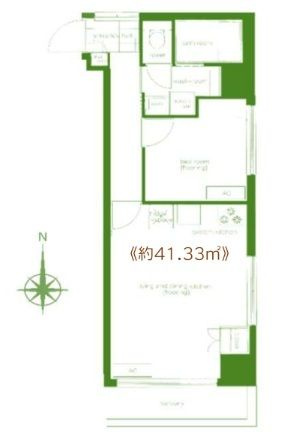 オーロラ三田の間取り