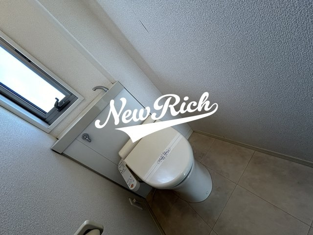 伊勢崎市韮塚町のアパートのトイレ