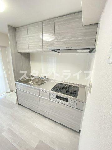 大阪市淀川区木川西３丁目の賃貸マンションのキッチン