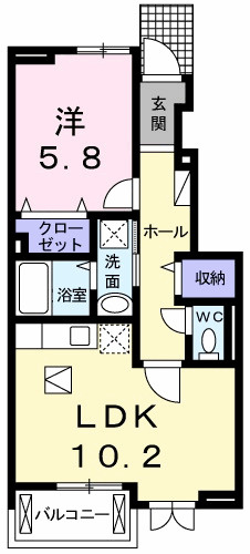 【間取り】 | ベル　ジュネスⅡ