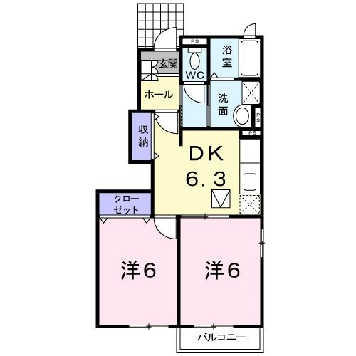 【間取り】 | カーサ六番館