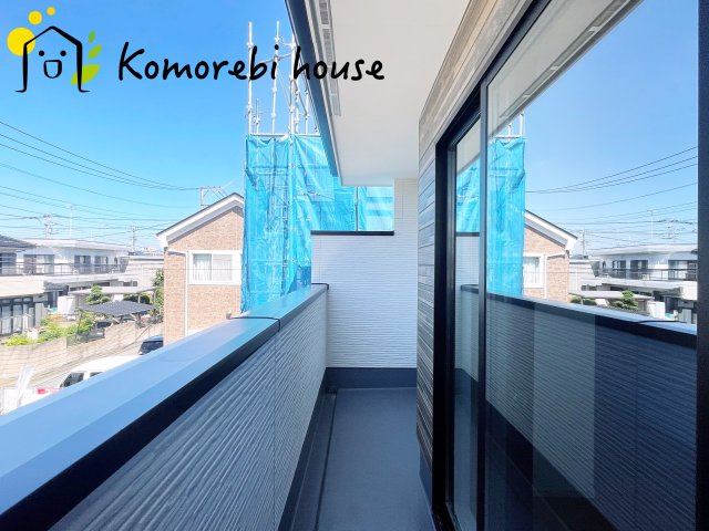 上尾市上　12期　新築一戸建て　KEIAI GRACE　01のバルコニー|26.9.14