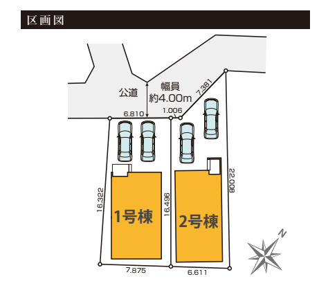 上尾市上　12期　新築一戸建て　KEIAI GRACE　01の区画図|1号棟