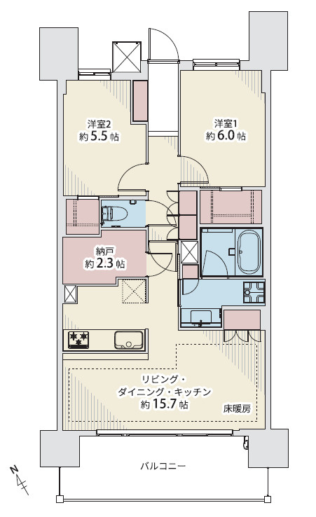 【間取り】の画像