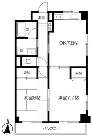 サニーコートの間取り