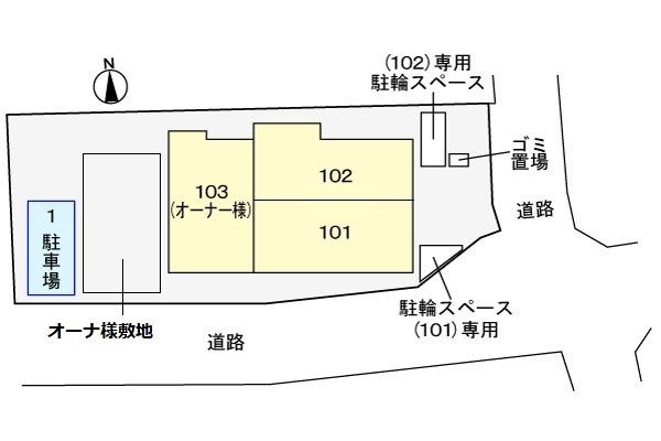 ヴィオラＫの区画図
