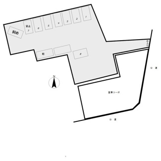 【区画図】 | 富澤コーポ駐車場